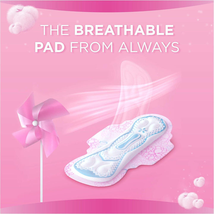 Always Breathable Soft Maxi Thick, Large Sanitary Pads With Wings, 72 Pads - Zrafh.com - Your Destination for Baby & Mother Needs in Saudi Arabia