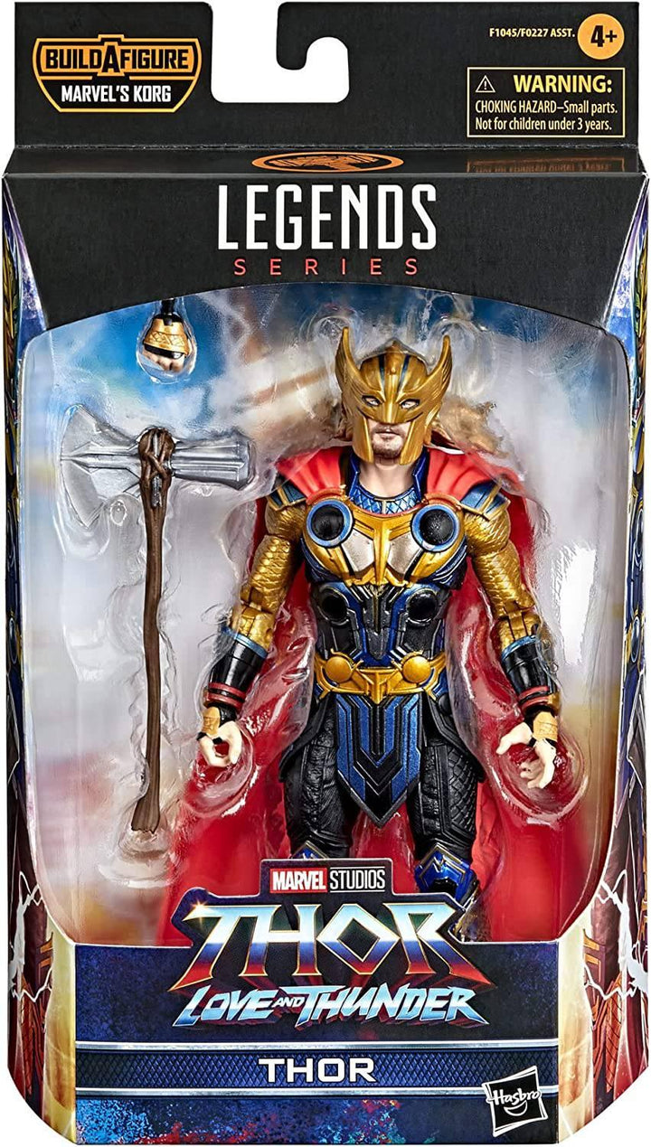 Marvel Legends Series Thor: Love and Thunder Thor Action Figure 6-inch Collectible Toy, 3 Accessories - ZRAFH