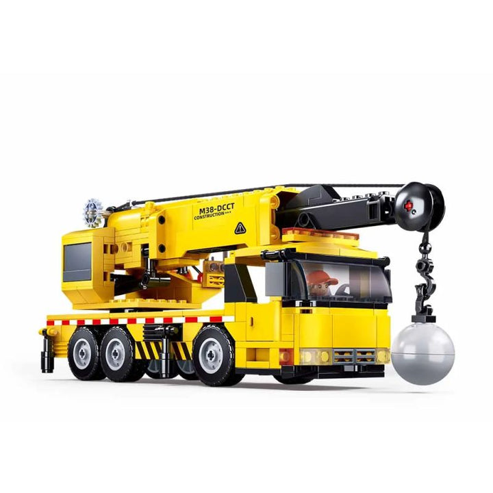 Sluban Wheeled Crane Building And Construction Toys Set - 293 Pieces - Zrafh.com - Your Destination for Baby & Mother Needs in Saudi Arabia