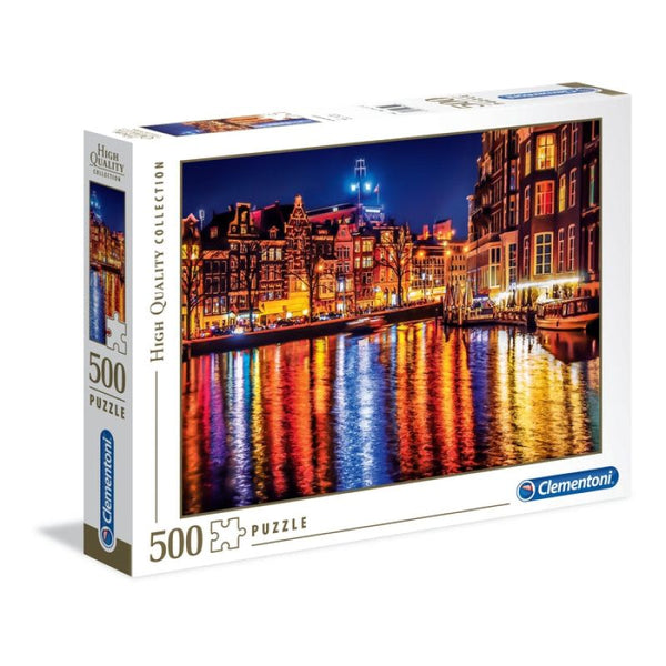 Clementoni Amsterdam Puzzle - 500 Pieces - Zrafh.com - Your Destination for Baby & Mother Needs in Saudi Arabia