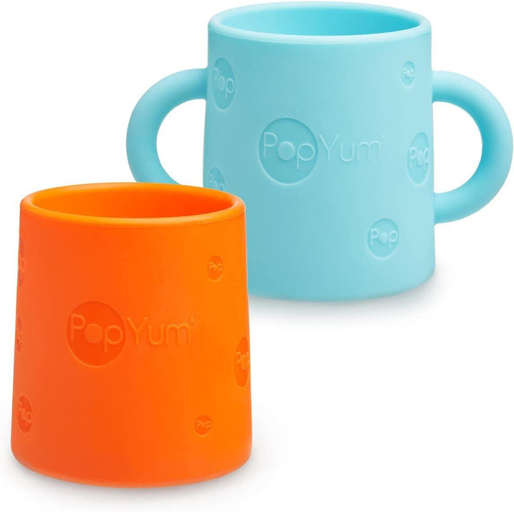 popyum-silicone-training-cup-2-pack-for-baby-and-toddler - Zrafh.com - Your Destination for Baby & Mother Needs in Saudi Arabia