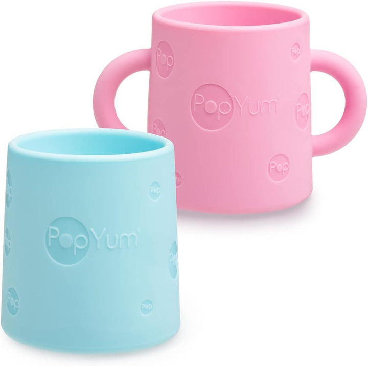 popyum-silicone-training-cup-2-pack-for-baby-and-toddler - Zrafh.com - Your Destination for Baby & Mother Needs in Saudi Arabia