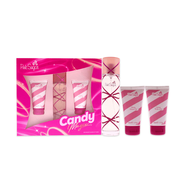 Aquolina Pink Sugar Candy Magic Gift Set For Women - 3 pcs - Zrafh.com - Your Destination for Baby & Mother Needs in Saudi Arabia