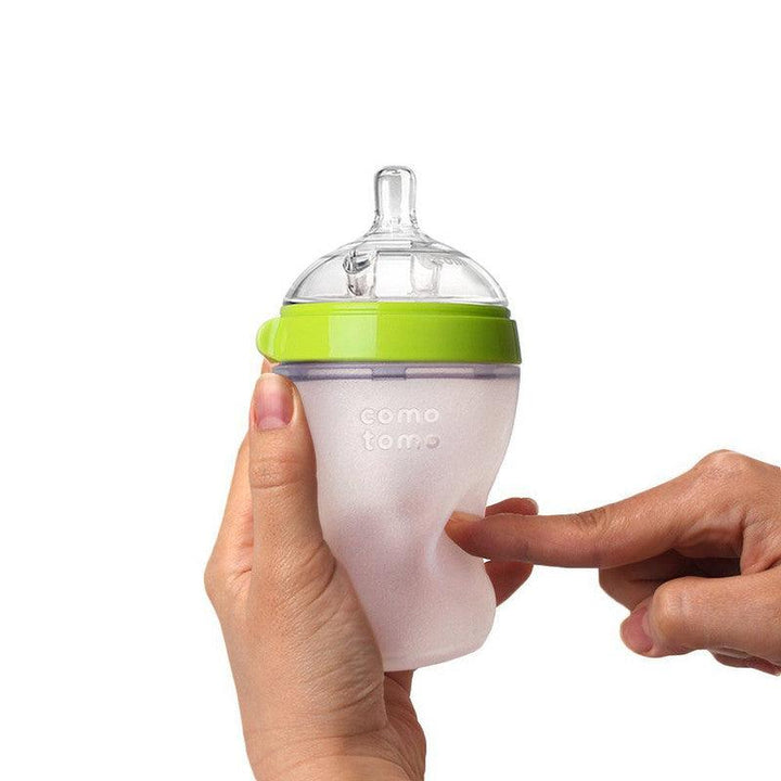 Comotomo - Baby Bottle Bundle Green - Zrafh.com - Your Destination for Baby & Mother Needs in Saudi Arabia