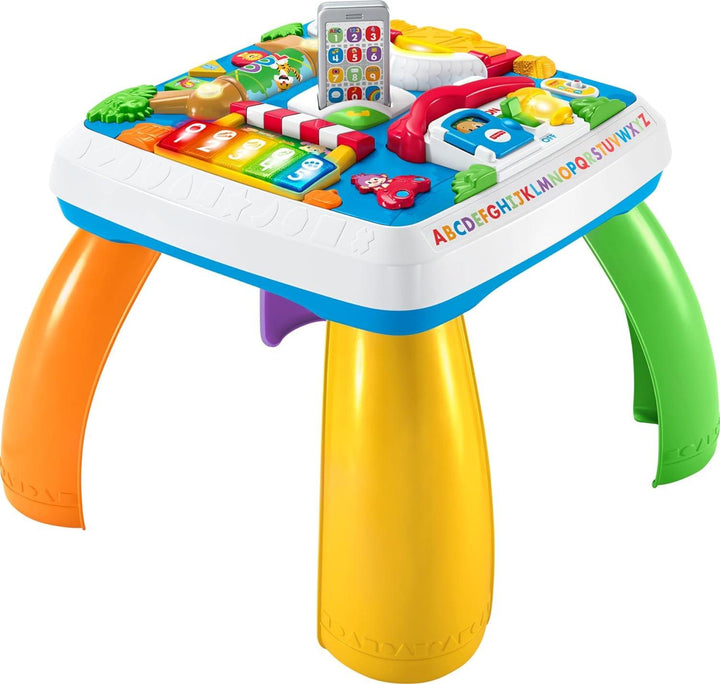 Fisher-Price Laugh & Learn Baby To Toddler Toy, Around The Town Learning Table With Music Lights & Activities For Ages 6+ Months - Zrafh.com - Your Destination for Baby & Mother Needs in Saudi Arabia