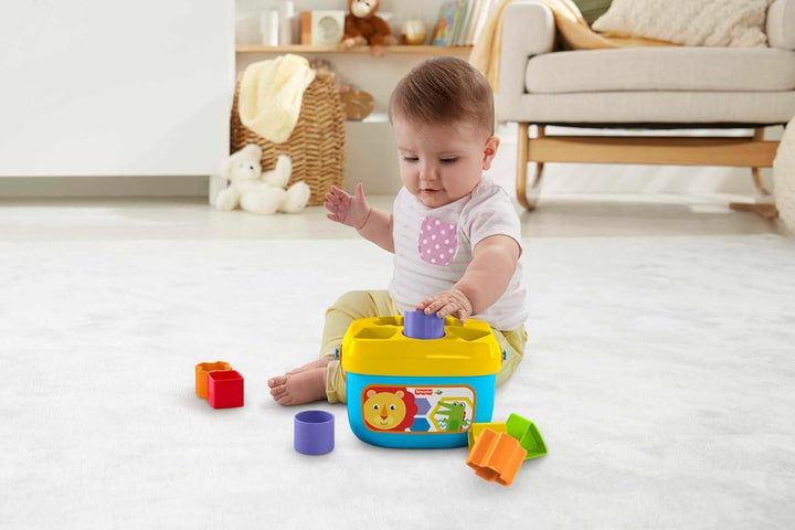 Fisher-Price Stacking Toy Baby’S First Blocks Set Of 10 Shapes For Sorting Play For Infants Ages 6+ Months - Zrafh.com - Your Destination for Baby & Mother Needs in Saudi Arabia