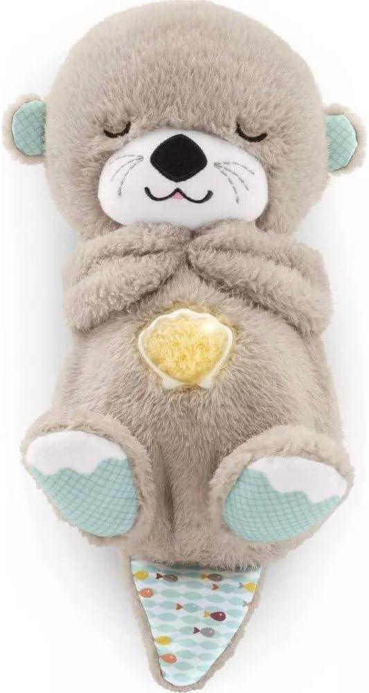 Fisher-Price Sound Machine Soothe 'N Snuggle Otter Portable Plush Baby Toy With Sensory Details Music Lights & Rhythmic Breathing Motion - Zrafh.com - Your Destination for Baby & Mother Needs in Saudi Arabia