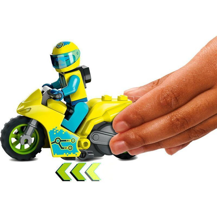 Lego City Stuntz Cyber Stunt Bike 60358 - 13 Pieces - Zrafh.com - Your Destination for Baby & Mother Needs in Saudi Arabia