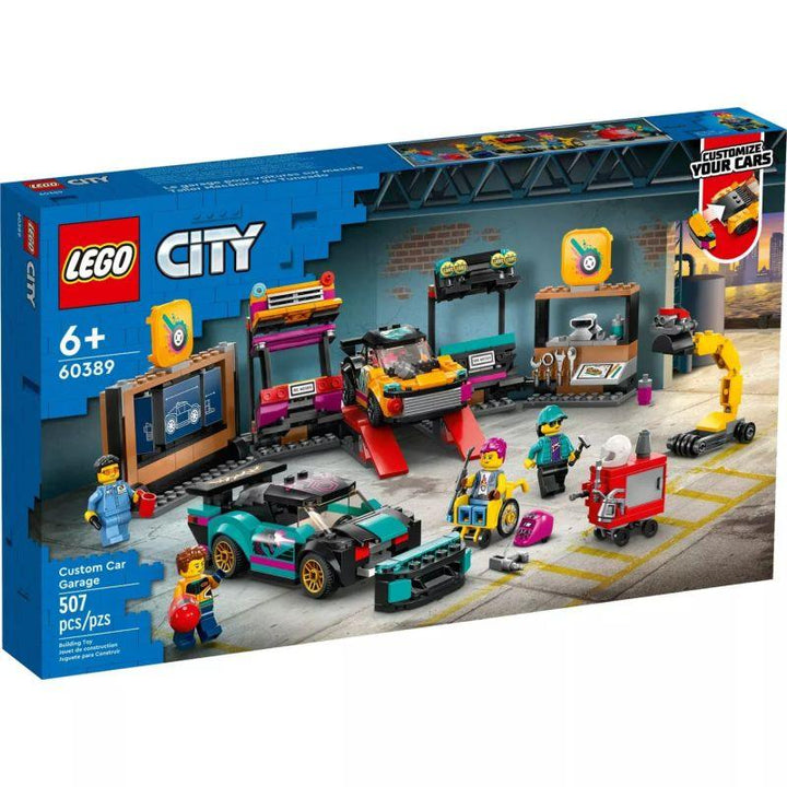 Lego City Great Vehicles 60389 Custom Car Garage Playset - 507 Pieces - Zrafh.com - Your Destination for Baby & Mother Needs in Saudi Arabia