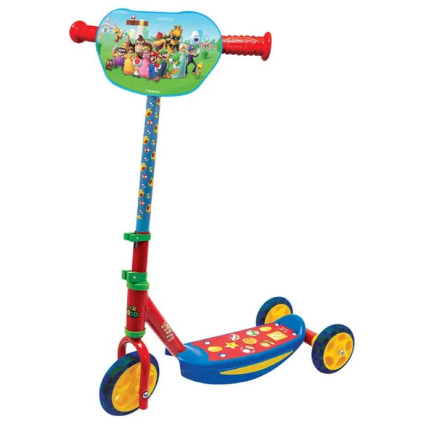 Smoby Super Mario 3 Wheel Scooter For Children For 3+ Months - Zrafh.com - Your Destination for Baby & Mother Needs in Saudi Arabia