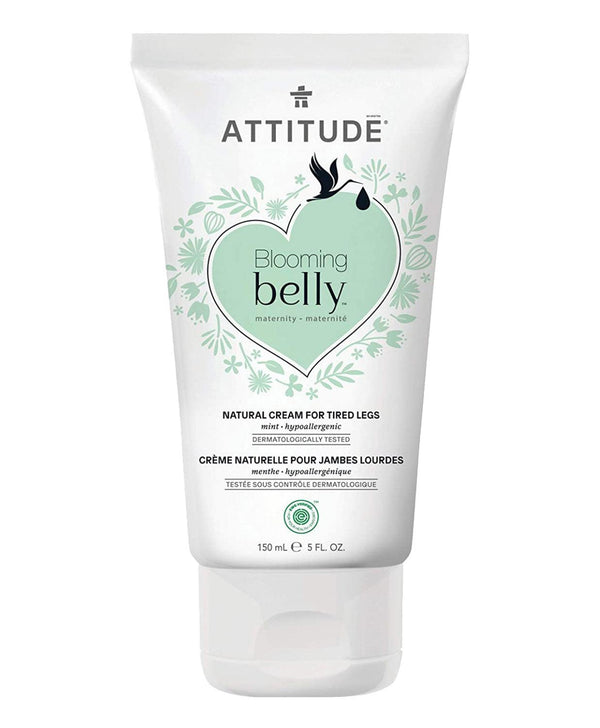 Attitude Blooming Belly Hypoallergenic Natural Pregnancy Safe Cream for Tired Legs 150.0 ml - Zrafh.com - Your Destination for Baby & Mother Needs in Saudi Arabia