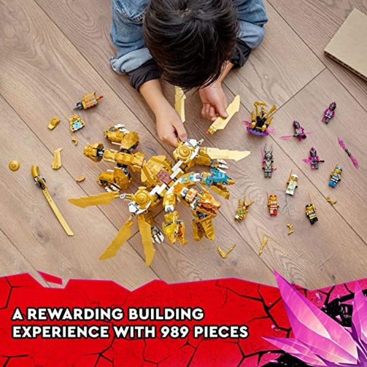 Lego Ninjago Lloyd's Golden Ultra Dragon Toy - 989 Pieces - 6378849 - Zrafh.com - Your Destination for Baby & Mother Needs in Saudi Arabia