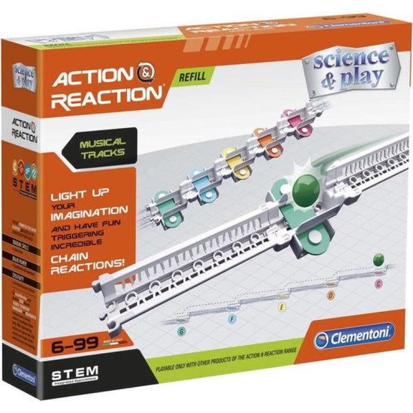 Clementoni The Action & Reaction - Musical Tracks - Zrafh.com - Your Destination for Baby & Mother Needs in Saudi Arabia