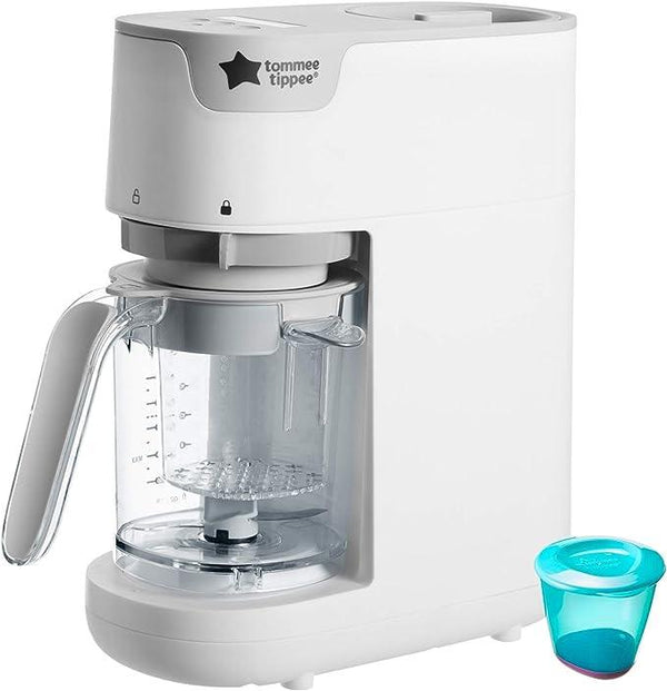 Tommee Tippee Quick Cook Baby Food Steamer Blender-White - Zrafh.com - Your Destination for Baby & Mother Needs in Saudi Arabia