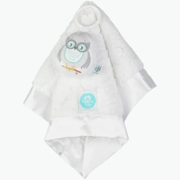 Blooming Bath Owl Security Blanket for Baby, 21" x 21" - Zrafh.com - Your Destination for Baby & Mother Needs in Saudi Arabia