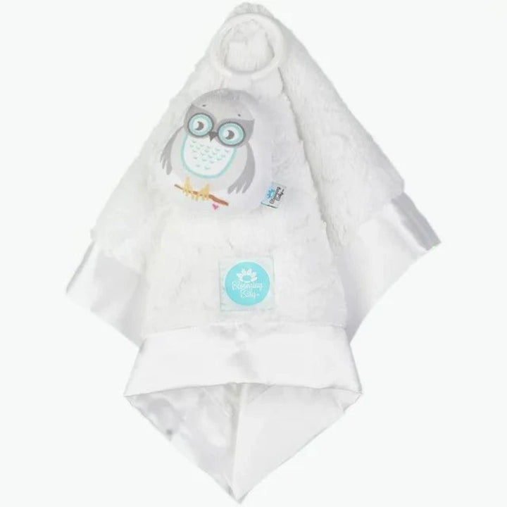 Blooming Bath Owl Security Blanket for Baby, 21" x 21" - Zrafh.com - Your Destination for Baby & Mother Needs in Saudi Arabia