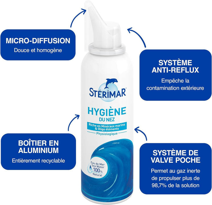 STERIMAR NOSE HYGIENE AND COMFORT 100ML - ZRAFH