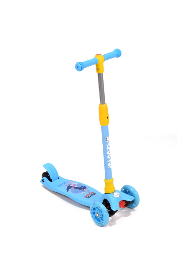 Amla - Three Cover Scooter, Blue Color Flbb-501B - Zrafh.com - Your Destination for Baby & Mother Needs in Saudi Arabia