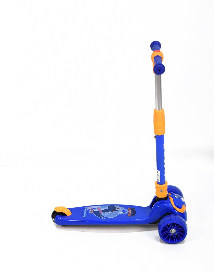 Amla - Three-Cover Scooter With Music, Blue Color Flbb-908B - Zrafh.com - Your Destination for Baby & Mother Needs in Saudi Arabia