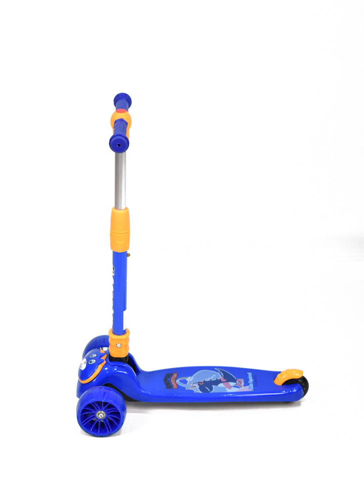 Amla - Three-Cover Scooter With Music, Blue Color Flbb-908B - Zrafh.com - Your Destination for Baby & Mother Needs in Saudi Arabia