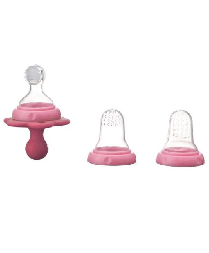 Farlin Grip N Bite Lollipops Baby Oral Set - Pink - Zrafh.com - Your Destination for Baby & Mother Needs in Saudi Arabia