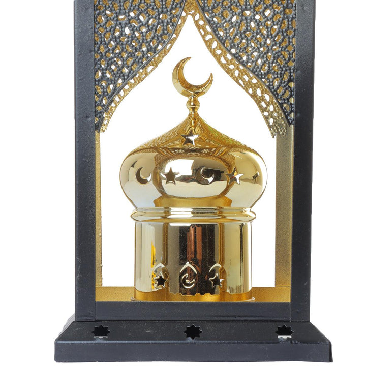 Family Ship Iron Ramadan lantern with black lighting - Zrafh.com - Your Destination for Baby & Mother Needs in Saudi Arabia