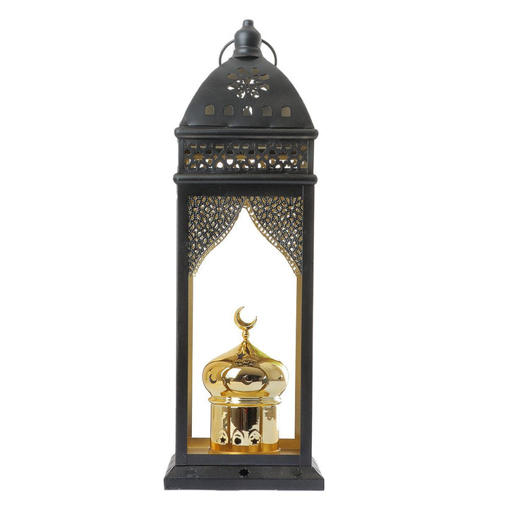 Family Ship Iron Ramadan lantern with black lighting - Zrafh.com - Your Destination for Baby & Mother Needs in Saudi Arabia