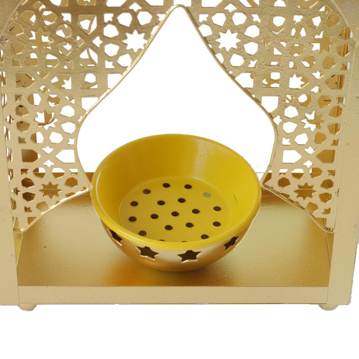 Family Ship Iron Ramadan lantern with golden lighting - Zrafh.com - Your Destination for Baby & Mother Needs in Saudi Arabia