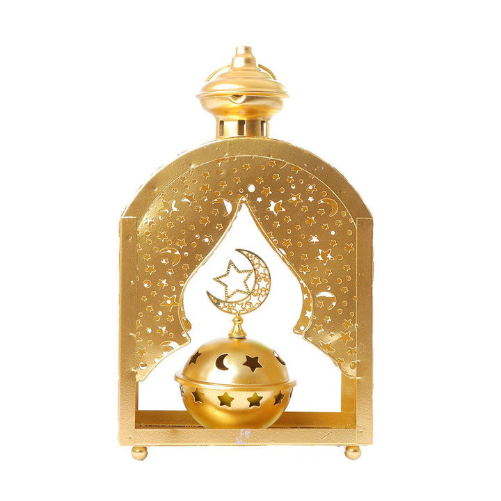 Family Ship Iron Ramadan lantern with golden lighting - Zrafh.com - Your Destination for Baby & Mother Needs in Saudi Arabia