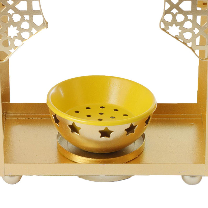 Family Ship Iron Ramadan lantern with golden lighting - Zrafh.com - Your Destination for Baby & Mother Needs in Saudi Arabia