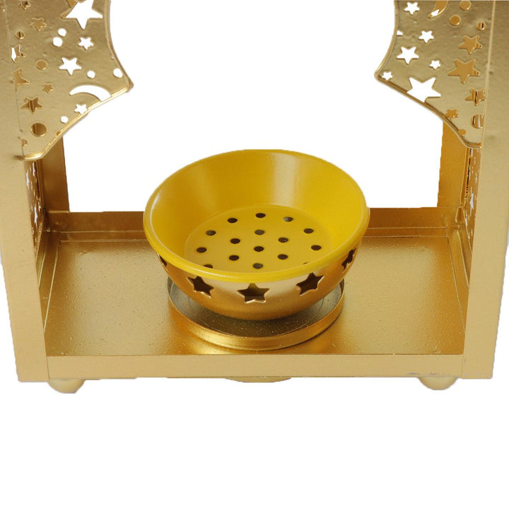 Family Ship Iron Ramadan lantern with golden lighting - Zrafh.com - Your Destination for Baby & Mother Needs in Saudi Arabia