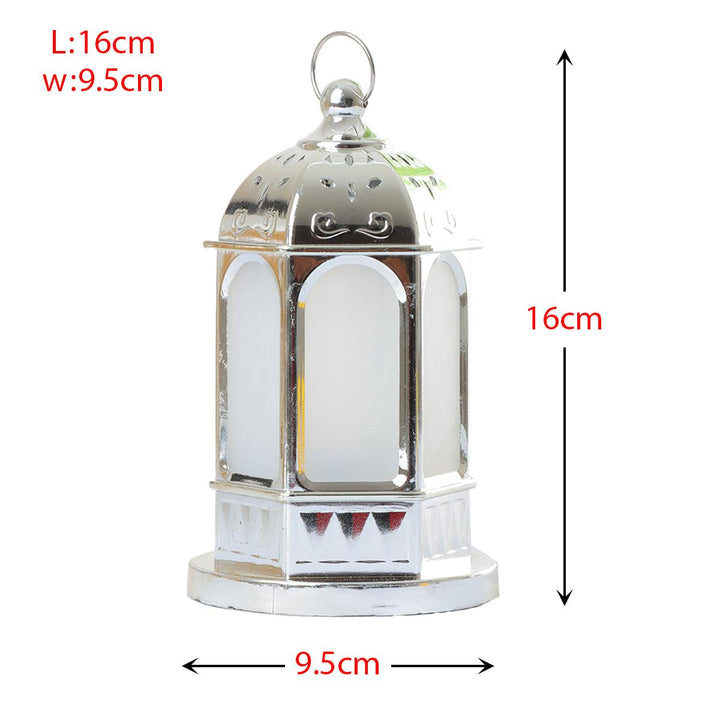 Family Ship Plastic Ramadan lantern with silver lighting - Zrafh.com - Your Destination for Baby & Mother Needs in Saudi Arabia