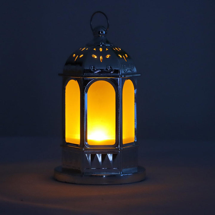 Family Ship Plastic Ramadan lantern with silver lighting - Zrafh.com - Your Destination for Baby & Mother Needs in Saudi Arabia