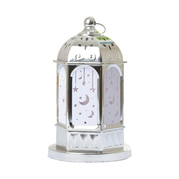 Family Ship Plastic Ramadan lantern with silver lighting - Zrafh.com - Your Destination for Baby & Mother Needs in Saudi Arabia