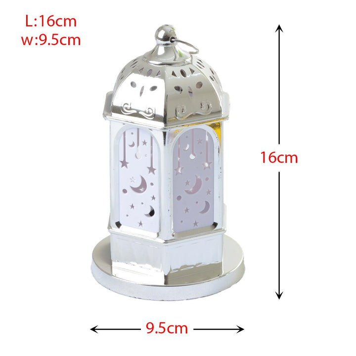 Family Ship Plastic Ramadan lantern with silver lighting - Zrafh.com - Your Destination for Baby & Mother Needs in Saudi Arabia