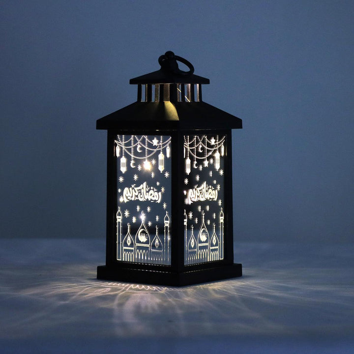 Family Ship Plastic Ramadan lantern with black lighting - Zrafh.com - Your Destination for Baby & Mother Needs in Saudi Arabia