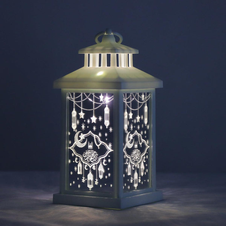 Family Ship Plastic Ramadan lantern with white lighting - Zrafh.com - Your Destination for Baby & Mother Needs in Saudi Arabia