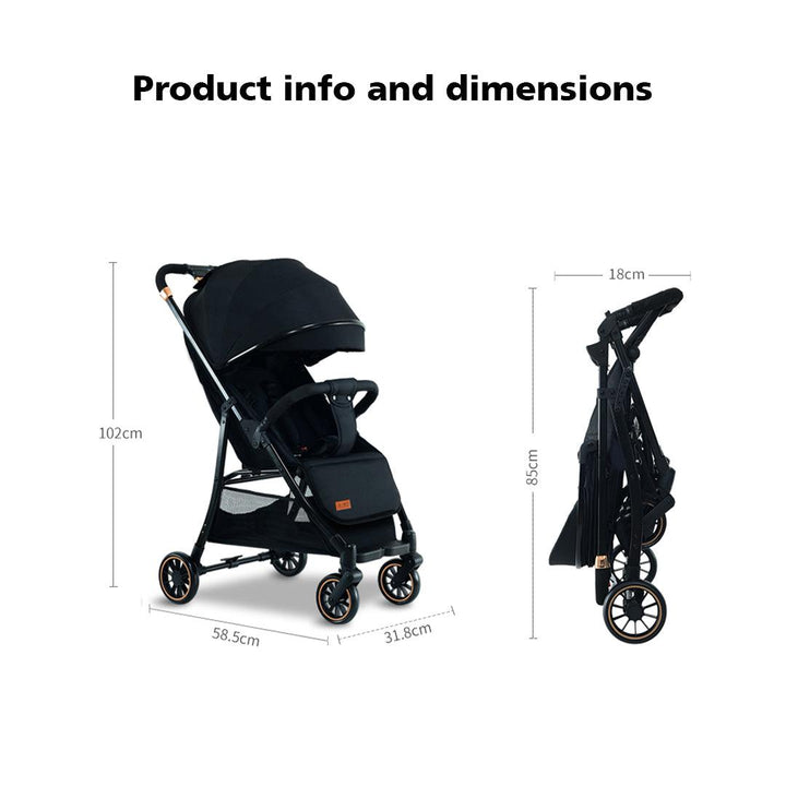dreeba-one way-push-baby-stroller-m676 - Zrafh.com - Your Destination for Baby & Mother Needs in Saudi Arabia
