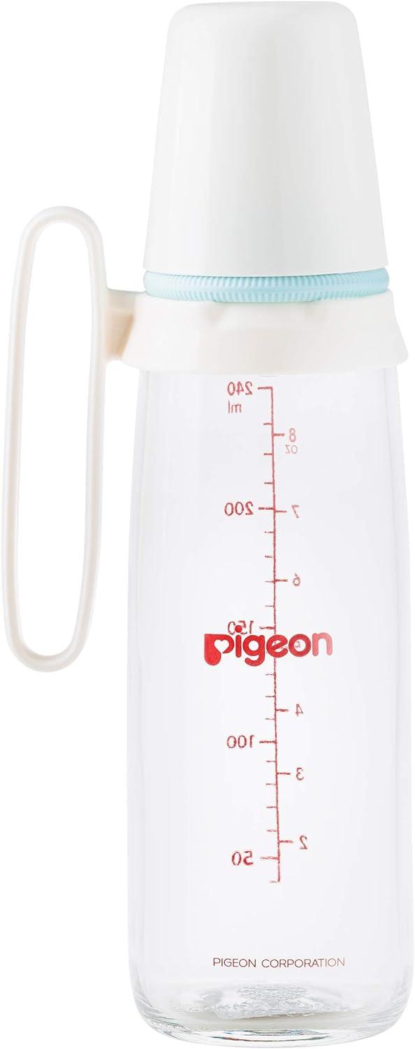 Pigeon Slim Neck Glass Bottle White Cap - 120ML White - ZRAFH