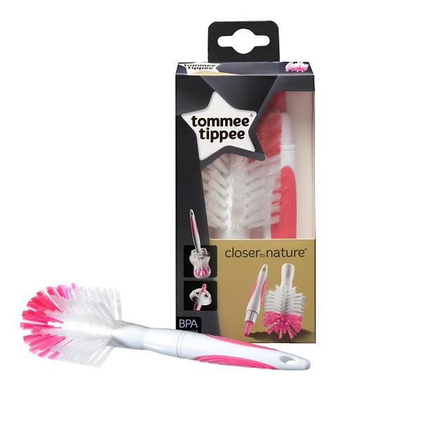 Tommee Tippee Closer to Nature Bottle Brush and Teat Brush - Zrafh.com - Your Destination for Baby & Mother Needs in Saudi Arabia