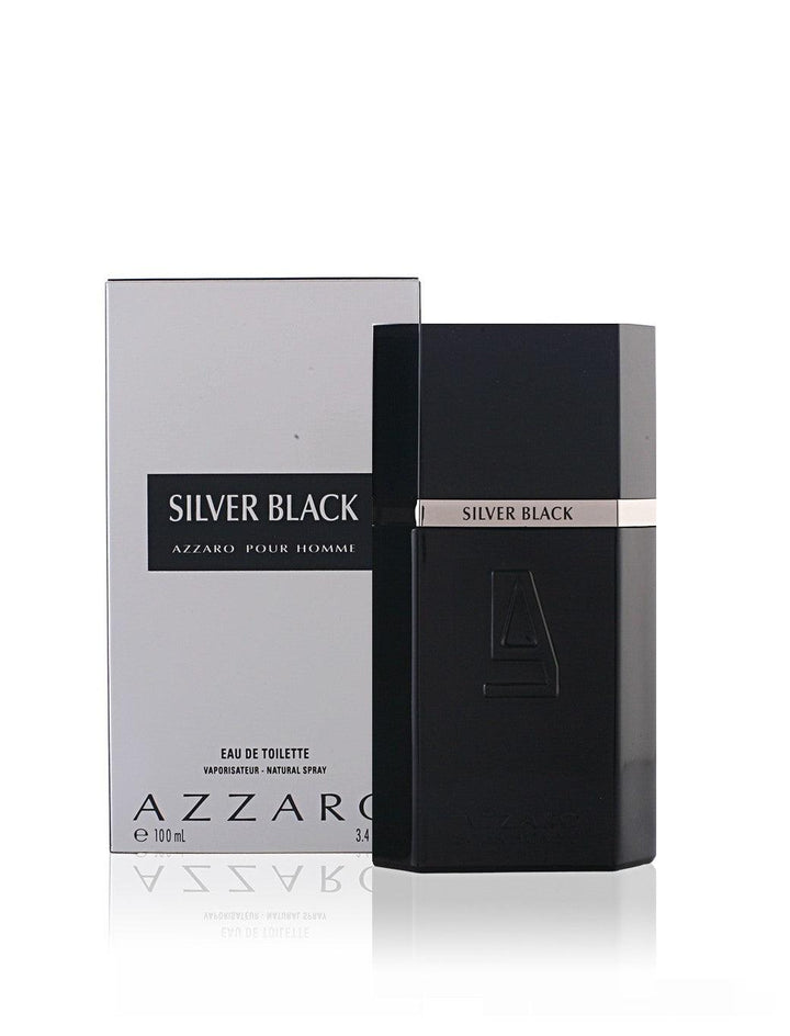 Azzaro Silver Black Pour Homme For Men - Eau De Toilette - 100 ml - Zrafh.com - Your Destination for Baby & Mother Needs in Saudi Arabia