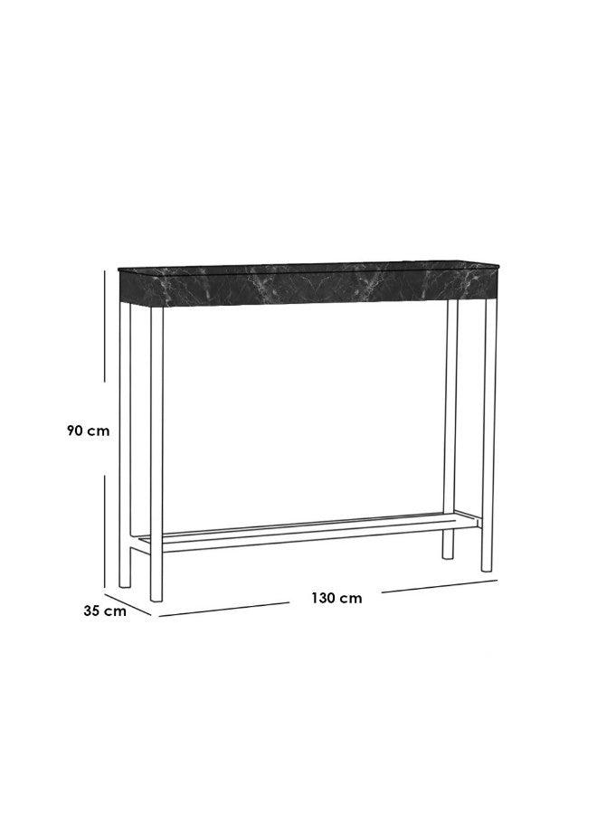 Alhome Entrance Table 90 x 35 x 130 cm - Black - AL-186 - Zrafh.com - Your Destination for Baby & Mother Needs in Saudi Arabia