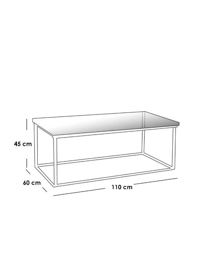 Alhome coffee table, 110x60x45 cm, multi-colored - AL-285 - Zrafh.com - Your Destination for Baby & Mother Needs in Saudi Arabia