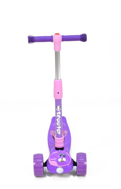 Amla - Scooter With Three Covers, Music, Purple Color Flbb-805 Pu - Zrafh.com - Your Destination for Baby & Mother Needs in Saudi Arabia