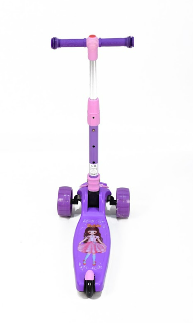 Amla - Scooter With Three Covers, Music, Purple Color Flbb-805 Pu - Zrafh.com - Your Destination for Baby & Mother Needs in Saudi Arabia