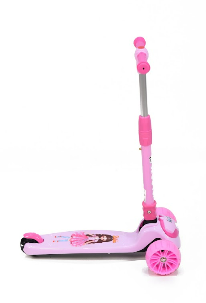 Amla - Three Cover Music Scooter, Pink Flbb-805P - Zrafh.com - Your Destination for Baby & Mother Needs in Saudi Arabia