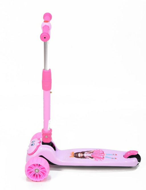 Amla - Three Cover Music Scooter, Pink Flbb-805P - Zrafh.com - Your Destination for Baby & Mother Needs in Saudi Arabia