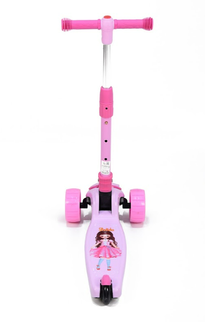 Amla - Three Cover Music Scooter, Pink Flbb-805P - Zrafh.com - Your Destination for Baby & Mother Needs in Saudi Arabia