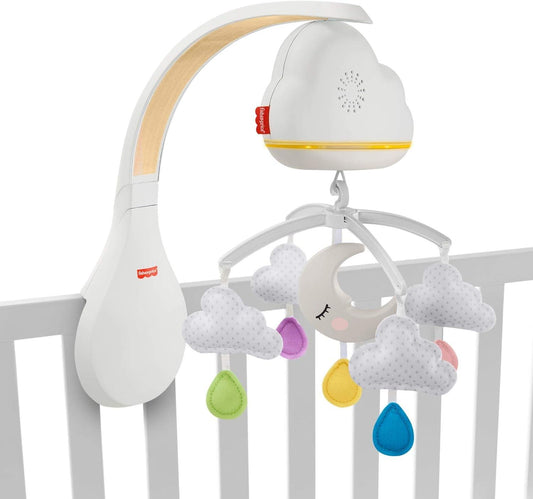 Fisher-Price Sound Machine Calming Clouds Mobile & Soother Convertible Crib To Tabletop With Music & Lights For Newborn To Toddler - Zrafh.com - Your Destination for Baby & Mother Needs in Saudi Arabia