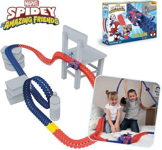Dickie Spidey FleXtreme RennbahnSet 7600180918 - Zrafh.com - Your Destination for Baby & Mother Needs in Saudi Arabia